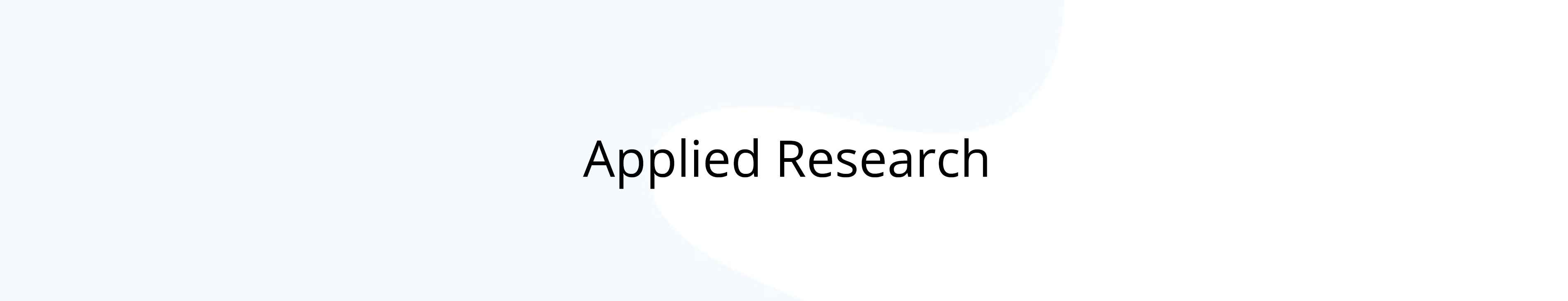 Applied Research