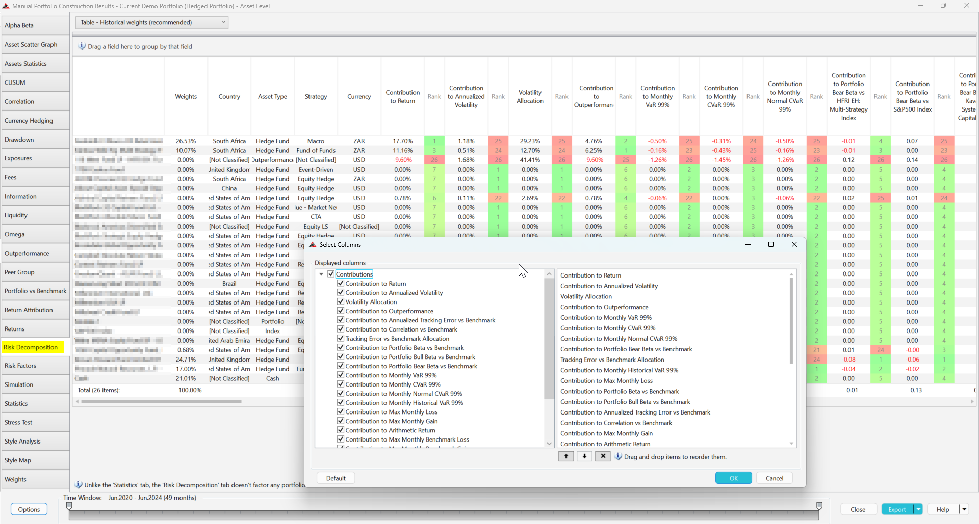 Portfolio Management for Asset Owners